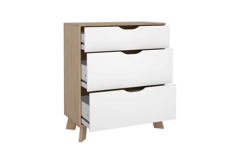 Sumita Konsollbord 79 cm - Natur/Hvit - Møbler - Bord - Avlastningsbord & sidobord - Konsollbord & gangbord