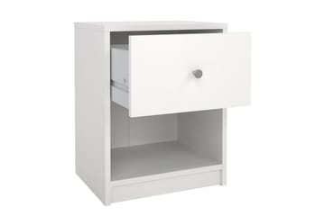 Sundra Nattbord 38 cm - Hvit - Møbler - Bord - Avlastningsbord & sidobord - Sengebord & nattbord