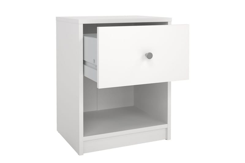Sundra Nattbord 38 cm - Hvit - Møbler - Bord - Avlastningsbord & sidobord - Sengebord & nattbord