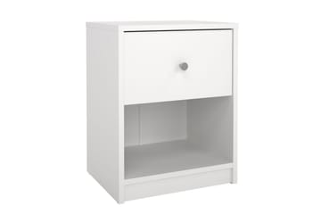 Sundra Nattbord 38 cm - Hvit - Møbler - Bord - Avlastningsbord & sidobord - Sengebord & nattbord