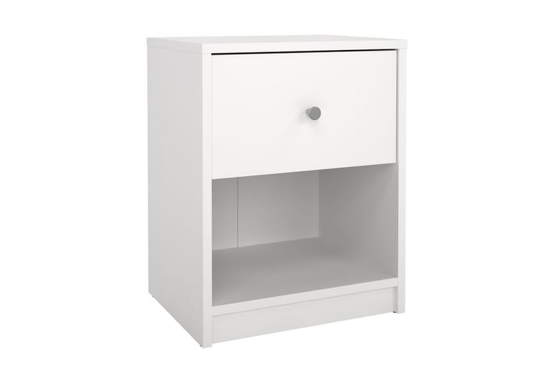 Sundra Nattbord 38 cm - Hvit - Møbler - Bord - Avlastningsbord & sidobord - Sengebord & nattbord