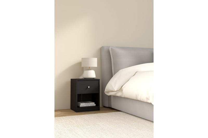 Sundra Nattbord 38 cm - Svart - Møbler - Bord - Avlastningsbord & sidobord - Sengebord & nattbord