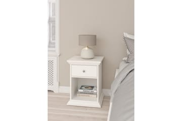 Suneta Nattbord 48 cm - Hvit - Møbler - Bord - Avlastningsbord & sidobord - Sengebord & nattbord