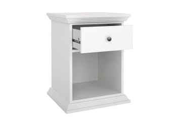 Suneta Nattbord 48 cm - Hvit - Møbler - Bord - Avlastningsbord & sidobord - Sengebord & nattbord