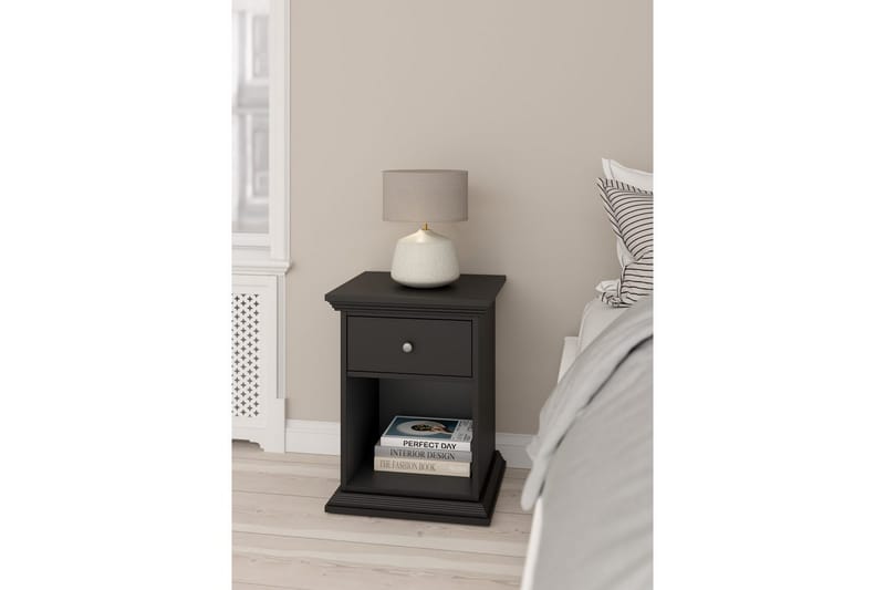Suneta Nattbord 48 cm - Mørk grå - Møbler - Bord - Avlastningsbord & sidobord - Sengebord & nattbord