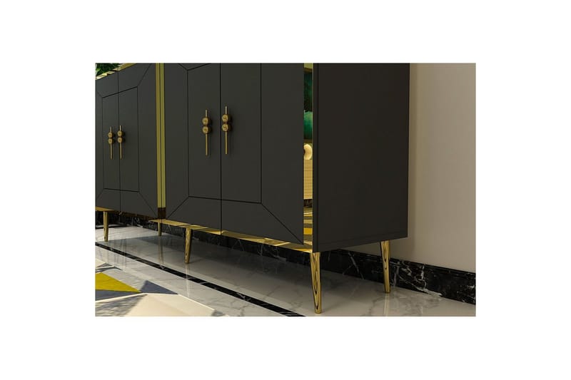 Swirl Konsollbord 150 cm - Grå - Møbler - Bord - Avlastningsbord & sidobord - Konsollbord & gangbord