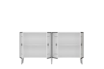 Swirl Konsollbord 150 cm - Hvit/Sølv - Møbler - Bord - Avlastningsbord & sidobord - Konsollbord & gangbord
