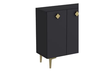 Sylas Konsollbord 120 cm - Antrasitt/Gull - Møbler - Bord - Avlastningsbord & sidobord - Konsollbord & gangbord