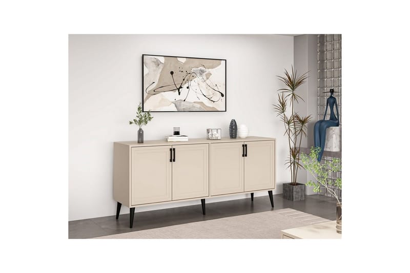 Syrri Konsollbord 180 cm - Sand - Møbler - Bord - Avlastningsbord & sidobord - Konsollbord & gangbord