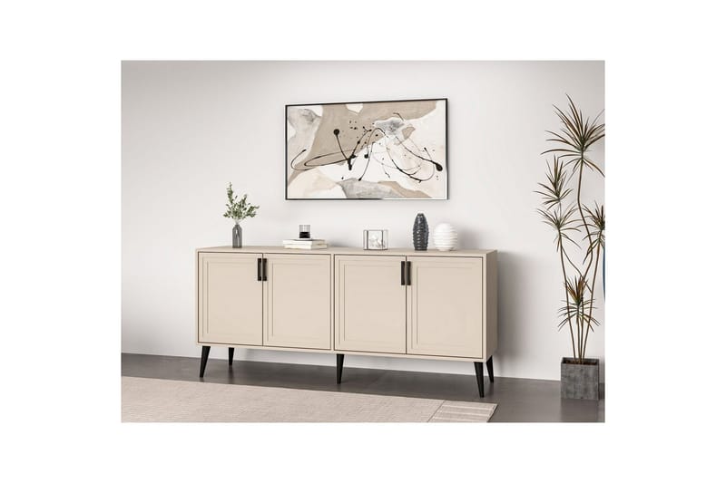 Syrri Konsollbord 180 cm - Sand - Møbler - Bord - Avlastningsbord & sidobord - Konsollbord & gangbord