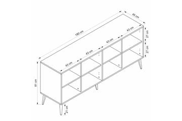 Syrri Konsollbord 180 cm - Sand - Møbler - Bord - Avlastningsbord & sidobord - Konsollbord & gangbord