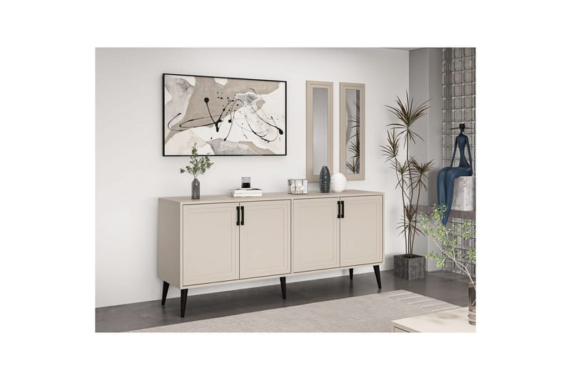 Syrri Konsollbord 180 cm - Sandstein - Møbler - Bord - Avlastningsbord & sidobord - Konsollbord & gangbord