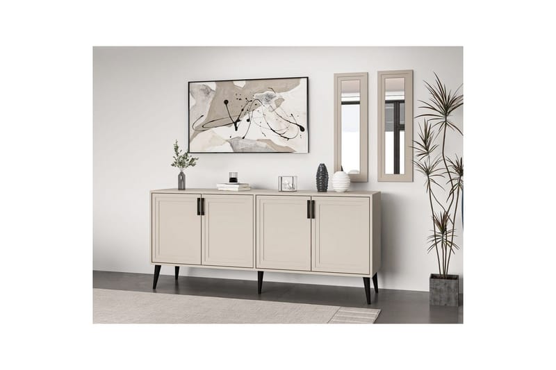 Syrri Konsollbord 180 cm - Sandstein - Møbler - Bord - Avlastningsbord & sidobord - Konsollbord & gangbord