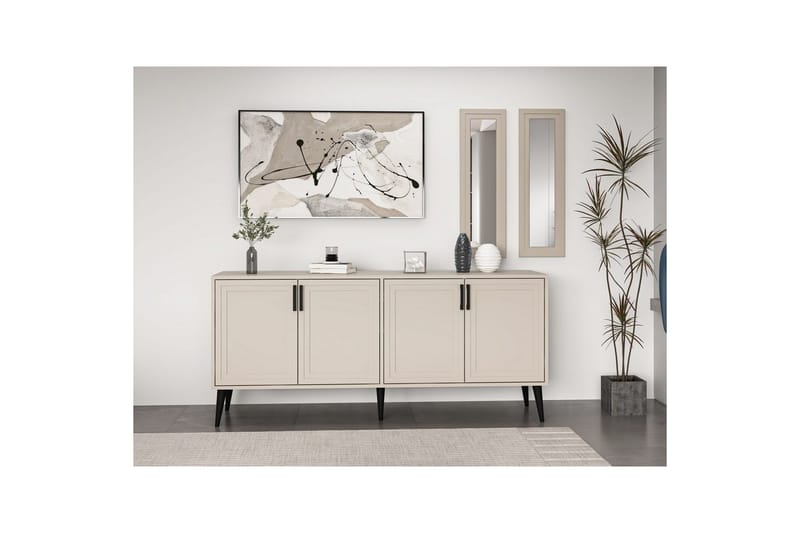 Syrri Konsollbord 180 cm - Sandstein - Møbler - Bord - Avlastningsbord & sidobord - Konsollbord & gangbord