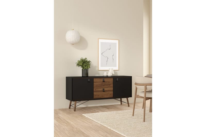 Tadami Konsollbord 150 cm - Svart/Natur - Møbler - Bord - Avlastningsbord & sidobord - Konsollbord & gangbord