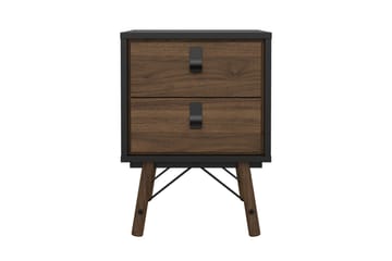 Tadami Nattbord 43 cm - Askgrå/Natur - Møbler - Bord - Avlastningsbord & sidobord - Sengebord & nattbord