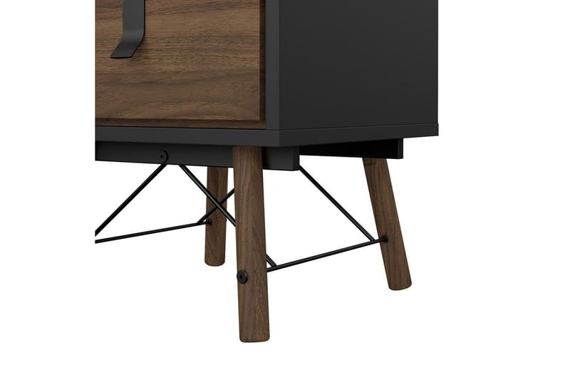 Tadami Nattbord 43 cm - Askgrå/Natur - Møbler - Bord - Avlastningsbord & sidobord - Sengebord & nattbord