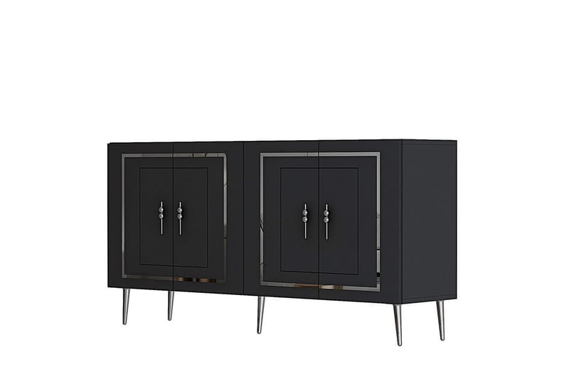 Talon Konsollbord 150 cm - Antrasitt/Sølv - Møbler - Bord - Avlastningsbord & sidobord - Konsollbord & gangbord