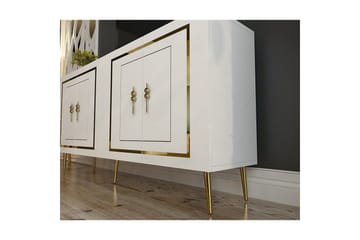 Talon Konsollbord 150 cm - Hvit/Gull - Møbler - Bord - Avlastningsbord & sidobord - Konsollbord & gangbord