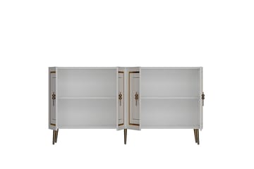 Talon Konsollbord 150 cm - Hvit/Gull - Møbler - Bord - Avlastningsbord & sidobord - Konsollbord & gangbord