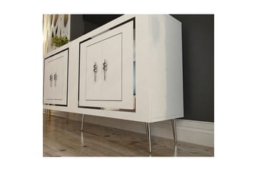 Talon Konsollbord 150 cm - Hvit/Sølv - Møbler - Bord - Avlastningsbord & sidobord - Konsollbord & gangbord