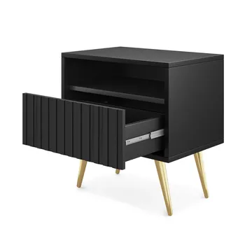 Tapas Nattbord 48 cm - Svart - Møbler - Bord - Avlastningsbord & sidobord - Sengebord & nattbord