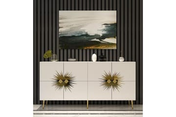 Tari Konsollbord 150 cm - Bronse/Hvit - Møbler - Bord - Avlastningsbord & sidobord - Konsollbord & gangbord