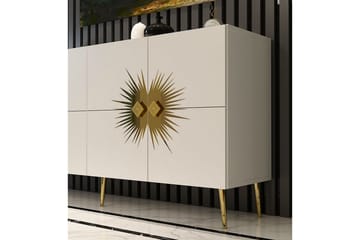 Tari Konsollbord 150 cm - Bronse/Hvit - Møbler - Bord - Avlastningsbord & sidobord - Konsollbord & gangbord