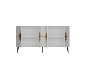 Tari Konsollbord 150 cm - Bronse/Hvit - Møbler - Bord - Avlastningsbord & sidobord - Konsollbord & gangbord