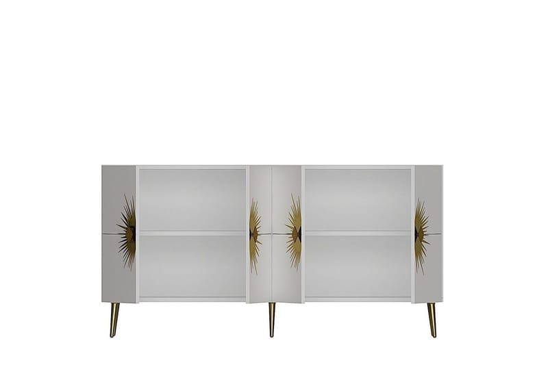 Tari Konsollbord 150 cm - Bronse/Hvit - Møbler - Bord - Avlastningsbord & sidobord - Konsollbord & gangbord