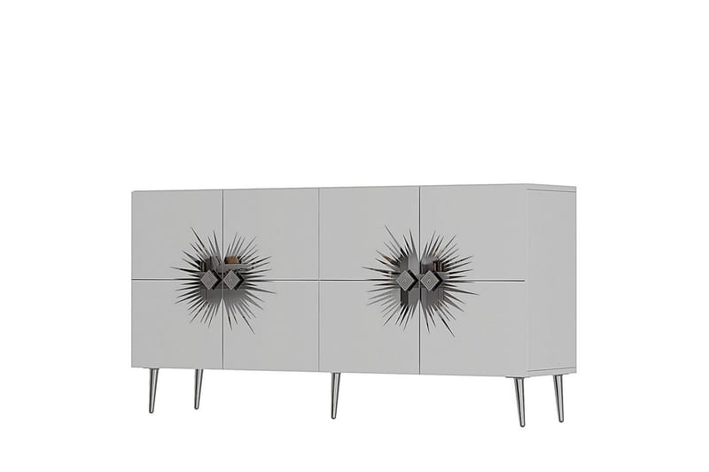 Tari Konsollbord 150 cm - Hvit/Sølv - Møbler - Bord - Avlastningsbord & sidobord - Konsollbord & gangbord