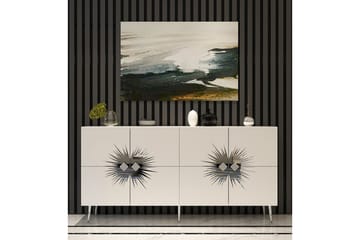 Tari Konsollbord 150 cm - Hvit/Sølv - Møbler - Bord - Avlastningsbord & sidobord - Konsollbord & gangbord