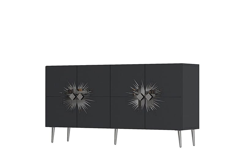 Tari Konsollbord 150 cm - Kullgrå/Sølv - Møbler - Bord - Avlastningsbord & sidobord - Konsollbord & gangbord