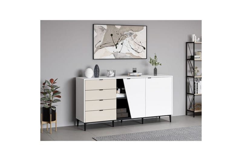 Tarnen Konsollbord 180 cm - Svart/Sand/Hvit - Møbler - Bord - Avlastningsbord & sidobord - Konsollbord & gangbord
