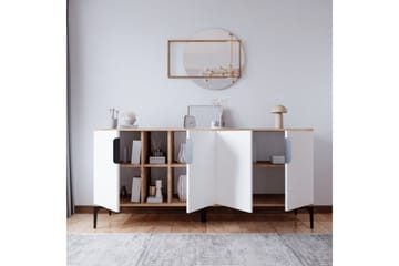 Tarz Konsollbord 180 cm - Eik/Hvit - Møbler - Bord - Avlastningsbord & sidobord - Konsollbord & gangbord