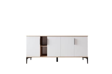 Tarz Konsollbord 180 cm - Eik/Hvit - Møbler - Bord - Avlastningsbord & sidobord - Konsollbord & gangbord