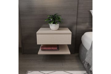 Telo Nattbord 45 cm - Beige - Møbler - Bord - Avlastningsbord & sidobord - Sengebord & nattbord
