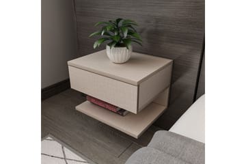 Telo Nattbord 45 cm - Beige - Møbler - Bord - Avlastningsbord & sidobord - Sengebord & nattbord