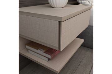 Telo Nattbord 45 cm - Beige - Møbler - Bord - Avlastningsbord & sidobord - Sengebord & nattbord