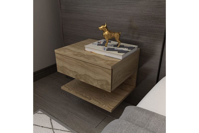 Telo Nattbord 45 cm - Eik - Møbler - Bord - Avlastningsbord & sidobord - Sengebord & nattbord