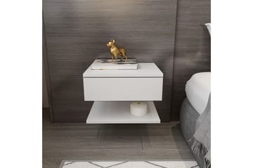 Telo Nattbord 45 cm - Hvit - Møbler - Bord - Avlastningsbord & sidobord - Sengebord & nattbord