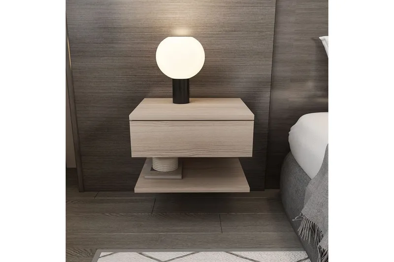 Telo Nattbord 45 cm - Rød - Møbler - Bord - Avlastningsbord & sidobord - Sengebord & nattbord