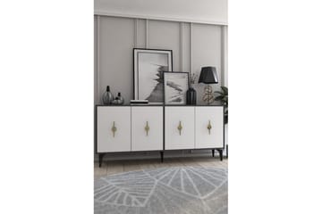 Thylen Konsollbord 180 cm - Antrasitt/Hvit - Møbler - Bord - Avlastningsbord & sidobord - Konsollbord & gangbord