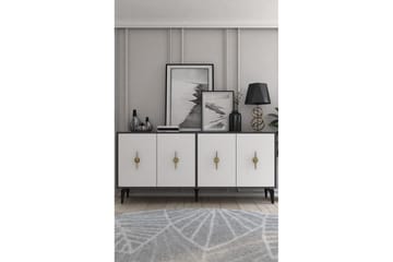 Thylen Konsollbord 180 cm - Antrasitt/Hvit - Møbler - Bord - Avlastningsbord & sidobord - Konsollbord & gangbord