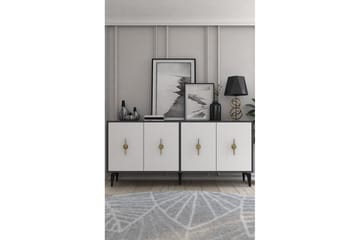 Thylen Konsollbord 180 cm - Antrasitt/Hvit - Møbler - Bord - Avlastningsbord & sidobord - Konsollbord & gangbord