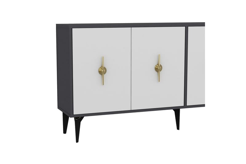 Thylen Konsollbord 180 cm - Antrasitt/Hvit - Møbler - Bord - Avlastningsbord & sidobord - Konsollbord & gangbord