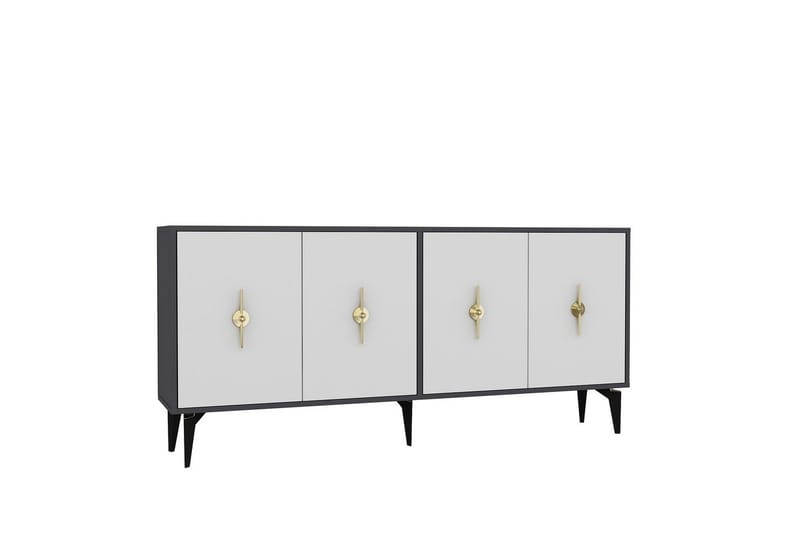 Thylen Konsollbord 180 cm - Antrasitt/Hvit - Møbler - Bord - Avlastningsbord & sidobord - Konsollbord & gangbord