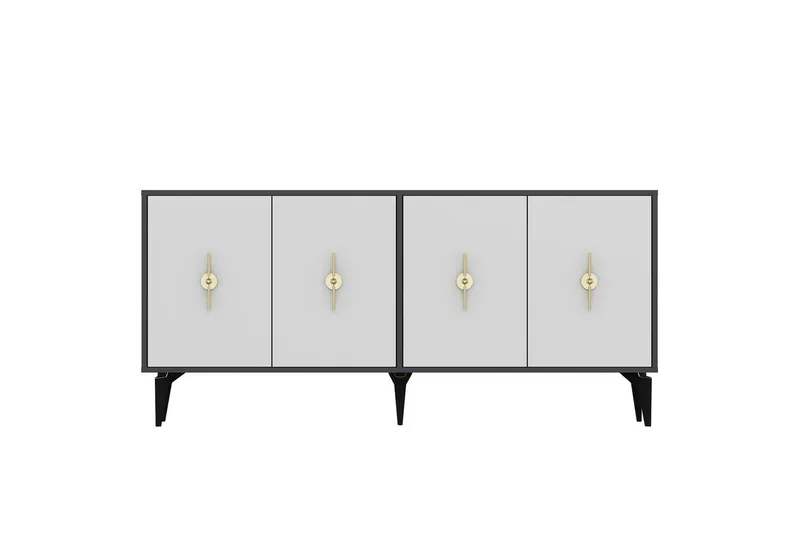 Thylen Konsollbord 180 cm, Antrasitt/Hvit