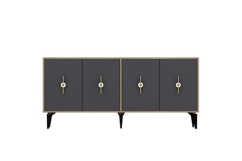 Thylen Konsollbord 180 cm - Eik/Antrasitt - Møbler - Bord - Avlastningsbord & sidobord - Konsollbord & gangbord