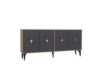 Thylen Konsollbord 180 cm - Eik/Antrasitt - Møbler - Bord - Avlastningsbord & sidobord - Konsollbord & gangbord